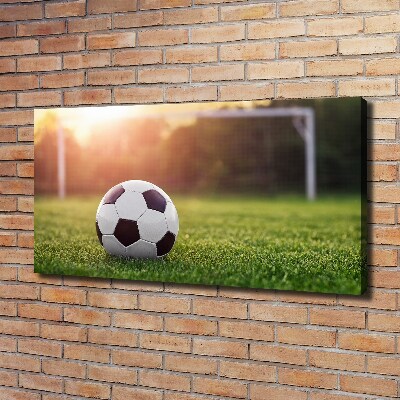Canvas foto Voetbal