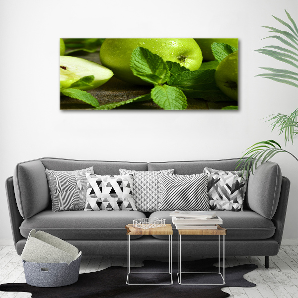 Foto canvas Groene appels