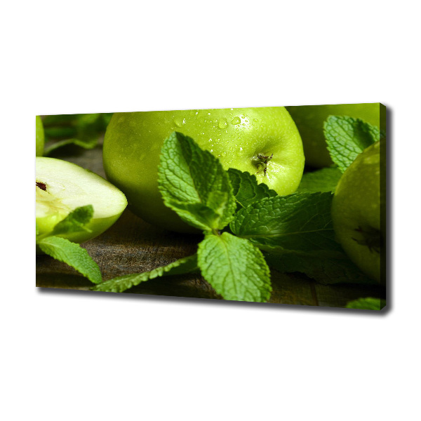 Foto canvas Groene appels