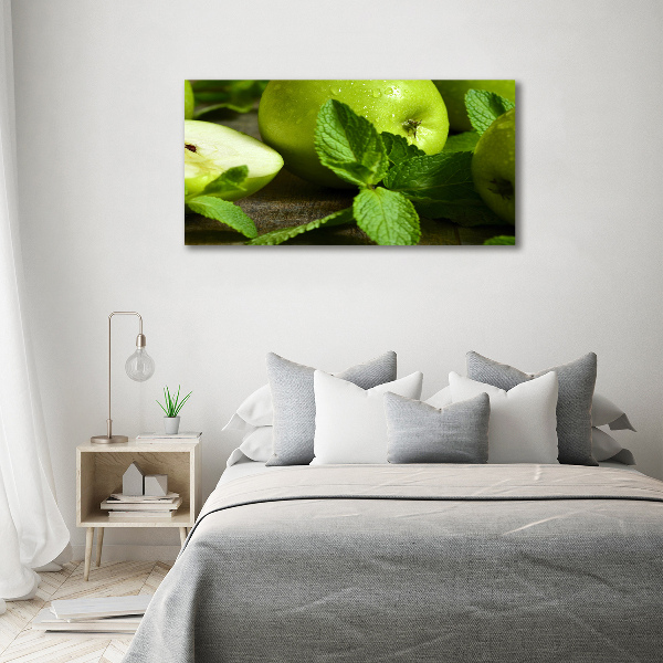 Foto canvas Groene appels