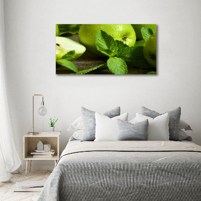 Foto canvas Groene appels