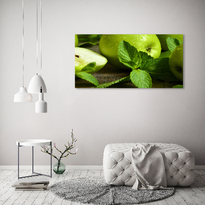 Foto canvas Groene appels