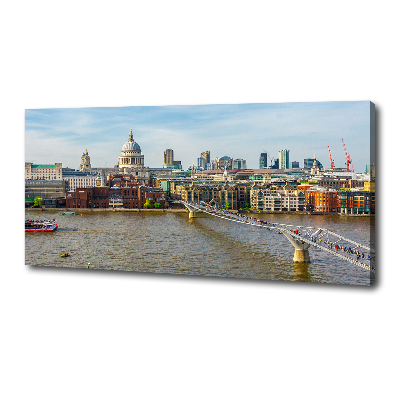 Foto canvas Theems Londen