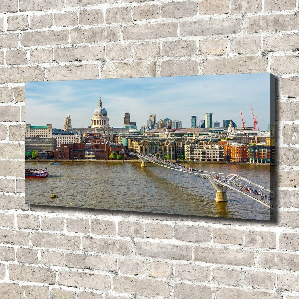 Foto canvas Theems Londen