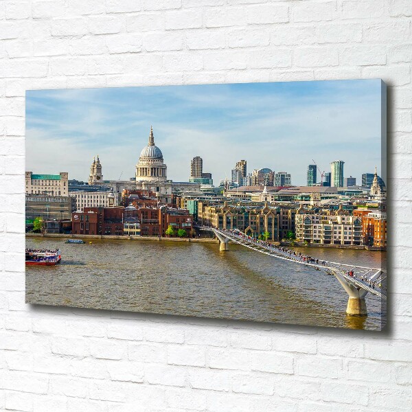 Foto canvas Theems Londen