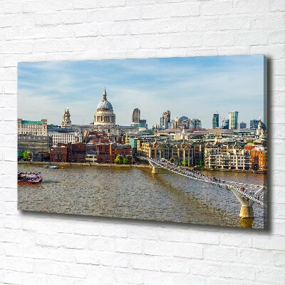 Foto canvas Theems Londen
