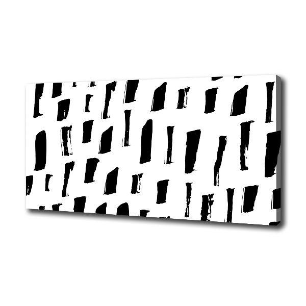 Foto canvas Zwart-witte vlekken