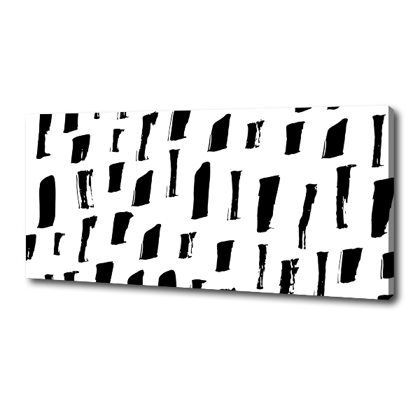 Foto canvas Zwart-witte vlekken