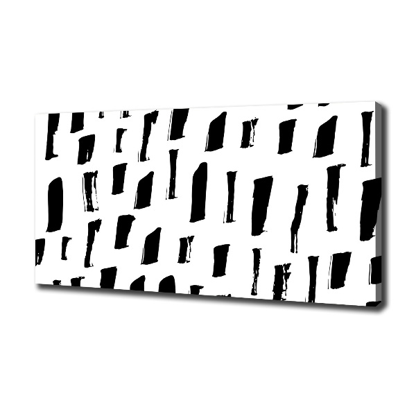 Foto canvas Zwart-witte vlekken