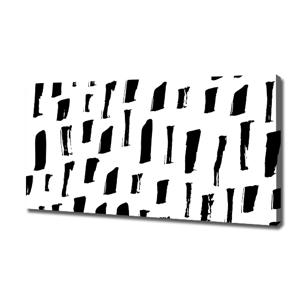Foto canvas Zwart-witte vlekken