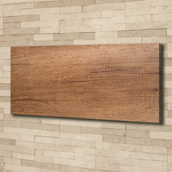 Foto op canvas Houten achtergrond