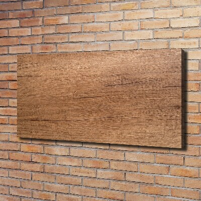 Foto op canvas Houten achtergrond