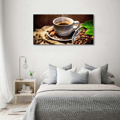 Canvas schilderij Een kopje koffie