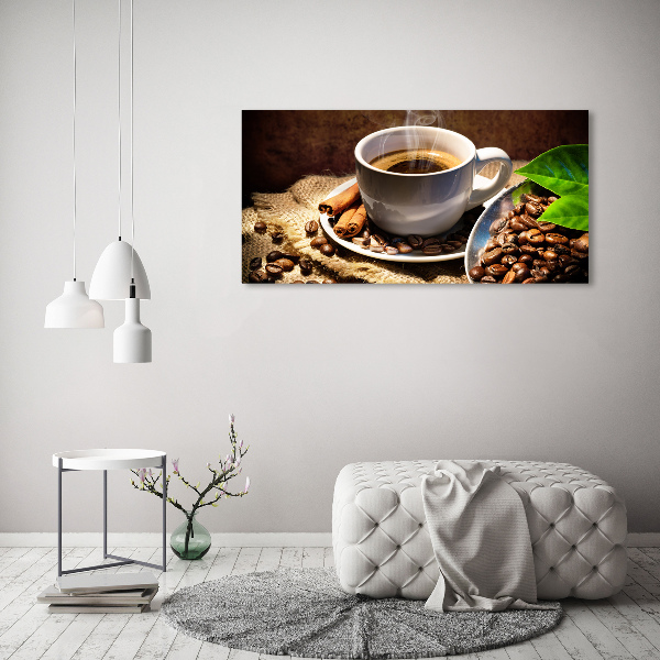 Canvas schilderij Een kopje koffie