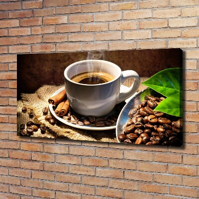 Canvas schilderij Een kopje koffie