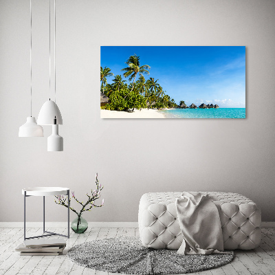 Canvas schilderij Caribisch strand
