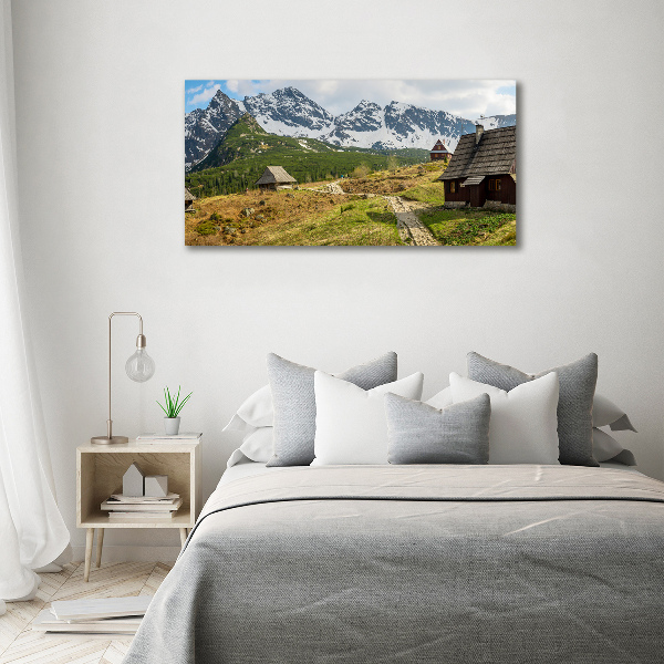 Foto op canvas Tatragebergte weiden