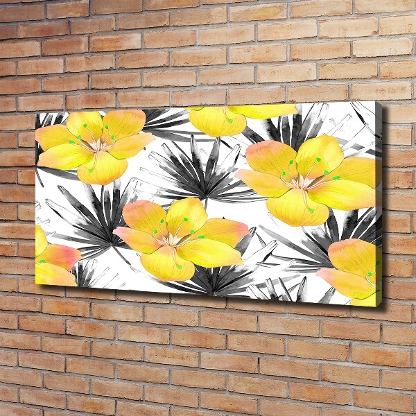Foto op canvas Tropische bloemen