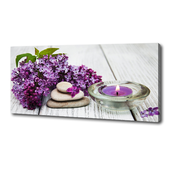 Foto canvas Seringen en zenstenen