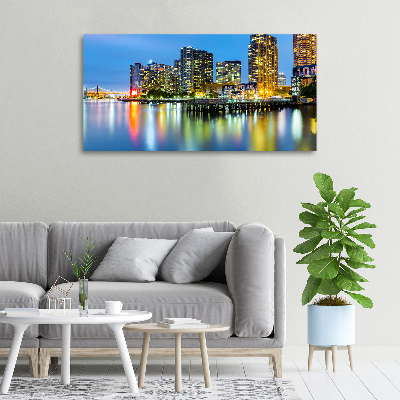 Foto canvas New York 's nachts