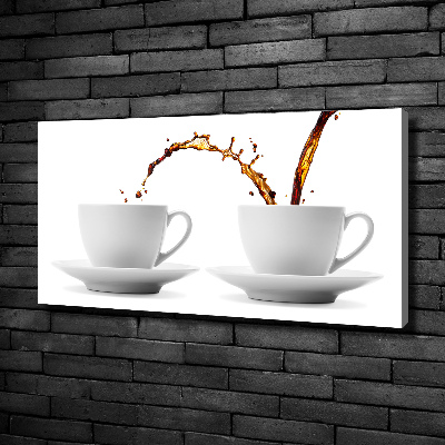 Schilderij op canvas Koffie ingeschonken