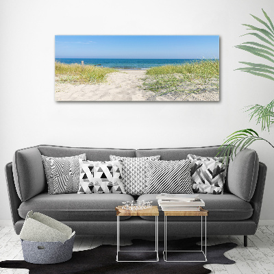 Schilderij op canvas duinen aan zee