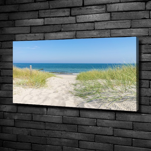 Schilderij op canvas duinen aan zee