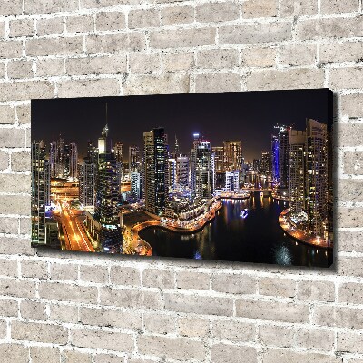 Canvas foto Dubai Marina