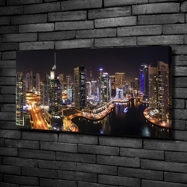 Canvas foto Dubai Marina