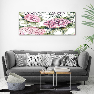 Canvas foto Hortensia