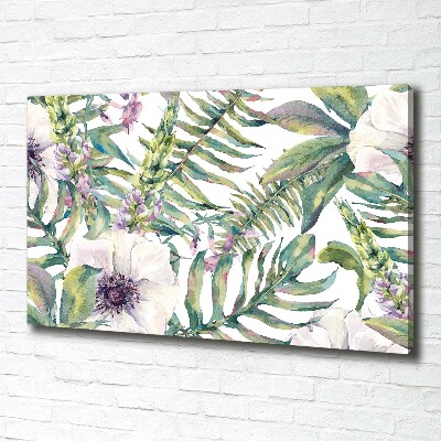 Foto op canvas Varens en bloemen