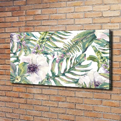 Foto op canvas Varens en bloemen