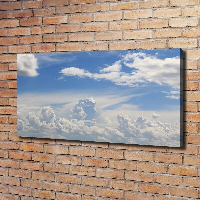 Schilderij op canvas Wolken aan de hemel