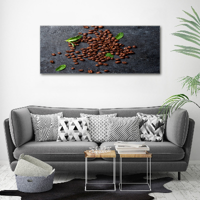 Canvas foto Koffiebonen