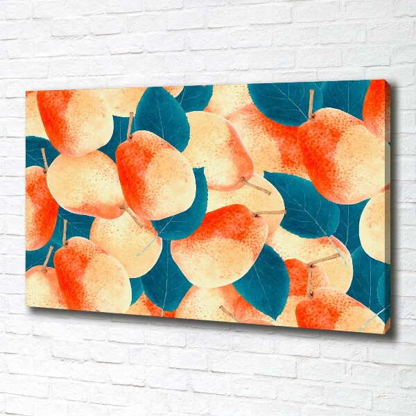 Schilderij op canvas Peren