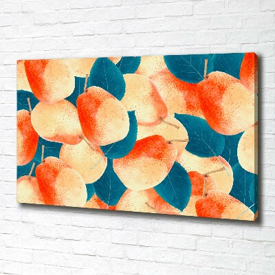 Schilderij op canvas Peren