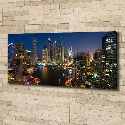 Canvas schilderij Dubai Marina