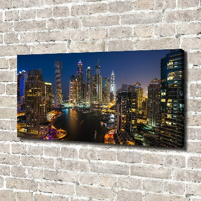 Canvas schilderij Dubai Marina