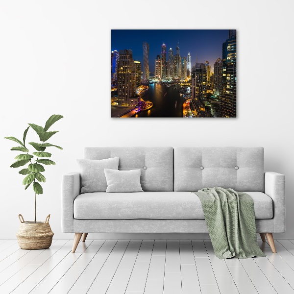 Canvas schilderij Dubai Marina