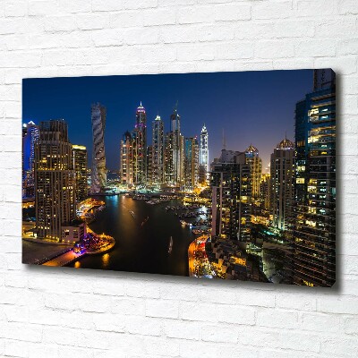 Canvas schilderij Dubai Marina