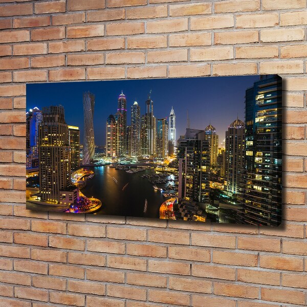 Canvas schilderij Dubai Marina