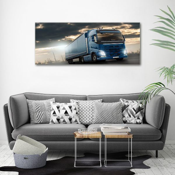 Canvas schilderij Vrachtwagen