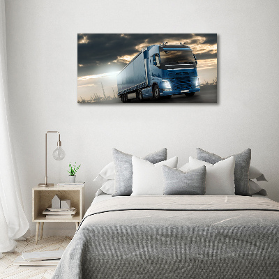 Canvas schilderij Vrachtwagen