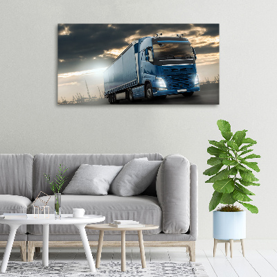 Canvas schilderij Vrachtwagen