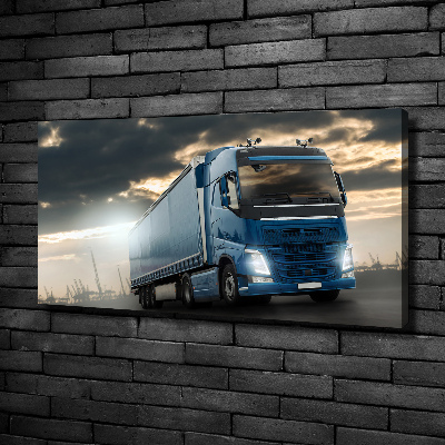 Canvas schilderij Vrachtwagen