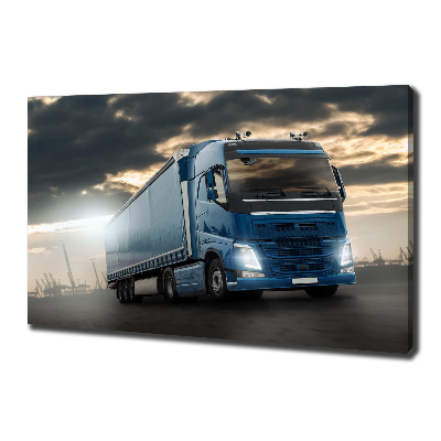 Canvas schilderij Vrachtwagen