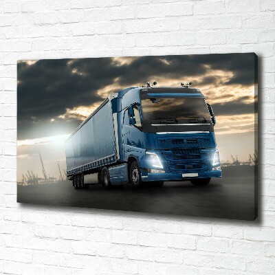 Canvas schilderij Vrachtwagen