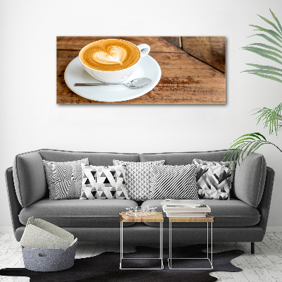 Foto canvas Koffie in een kopje