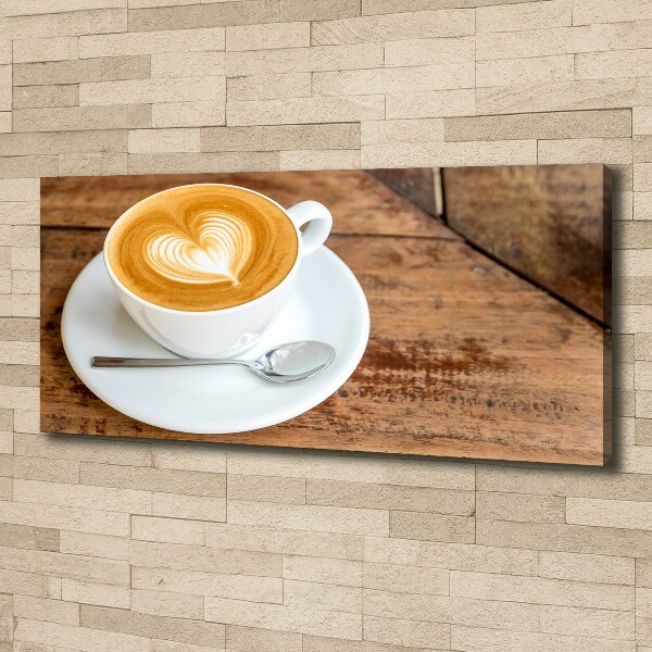 Foto canvas Koffie in een kopje