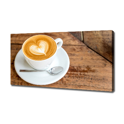 Foto canvas Koffie in een kopje